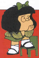 Mafalda pensando